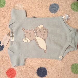 New disney x barefoot dreams Dumbo CozyChic Ultra Lite short sleeve onesise